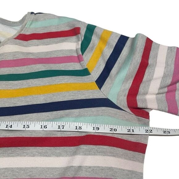 Croft & Barrow Multi Colored Striped Long Sleeve Tee - Picture 4 of 5